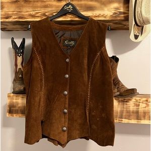 Scully Women’s Suede Snap Vest